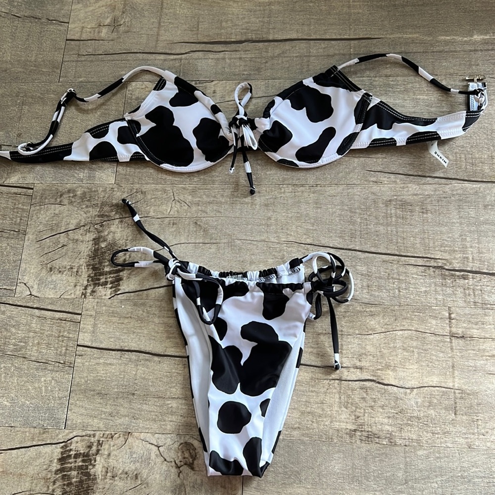 Shein Cow print Bikini
